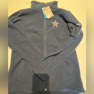 NWT Columbia Fleece Full Zip Jacket - Dallas Cowboys - Size L